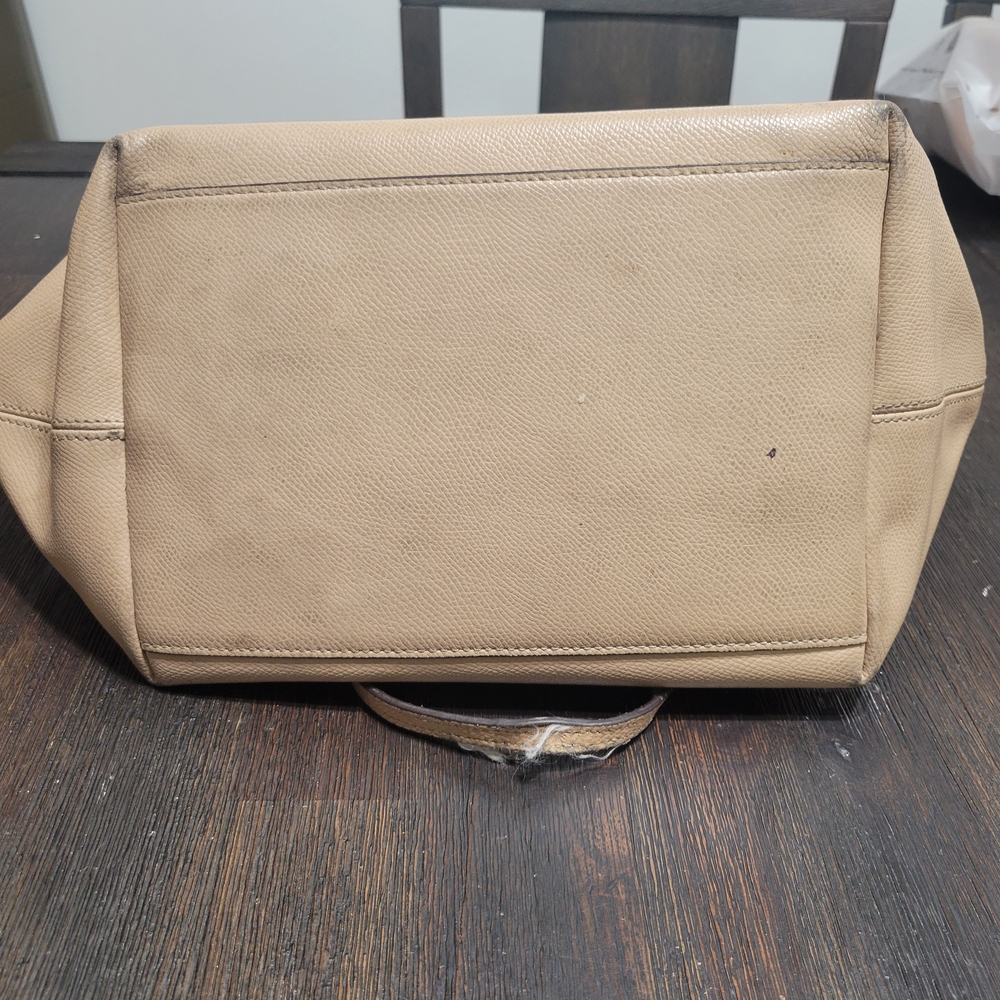 Coach‎ Tan Leather Tote Bag - Picture 7 of 14